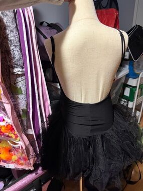 Black Tulle Ballet Tutu Dress - Kids Dance Costume